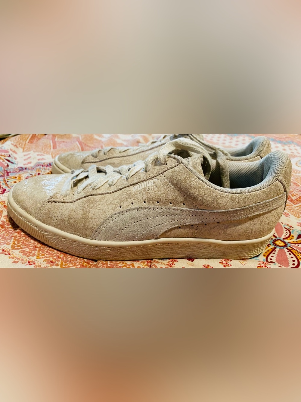 Puma Beige Suede Women’s Shoes